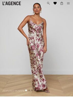 L'AGENCE Serita Silk Dress